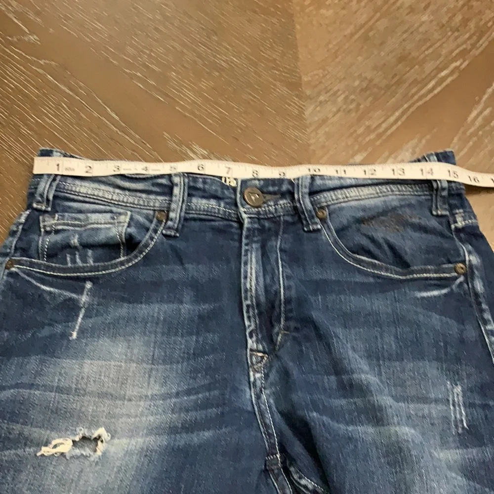 Pepe Jeans London distressed medium wash blue denim jeans Size 30